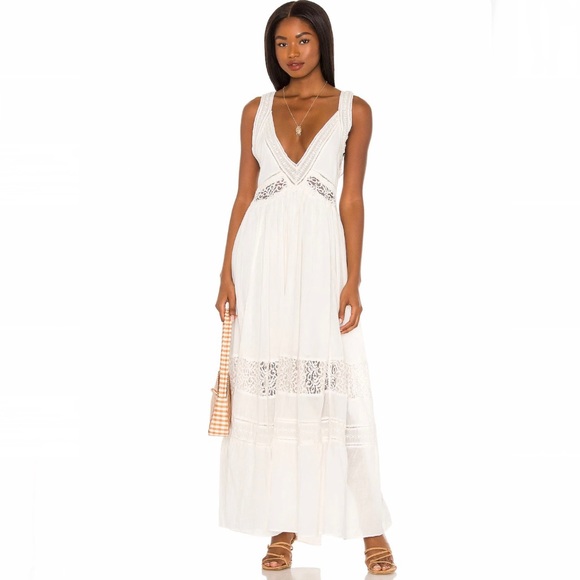 Free People Dresses & Skirts - Free People Carla Cotton Lace Maxi Dress